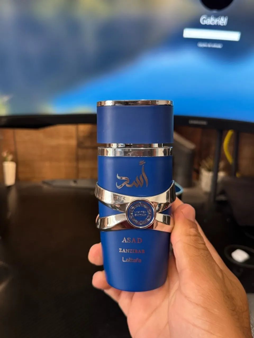 Perfume Arabe Lattafa Asad Zanzibar 100ml  NOVO - Foto 2