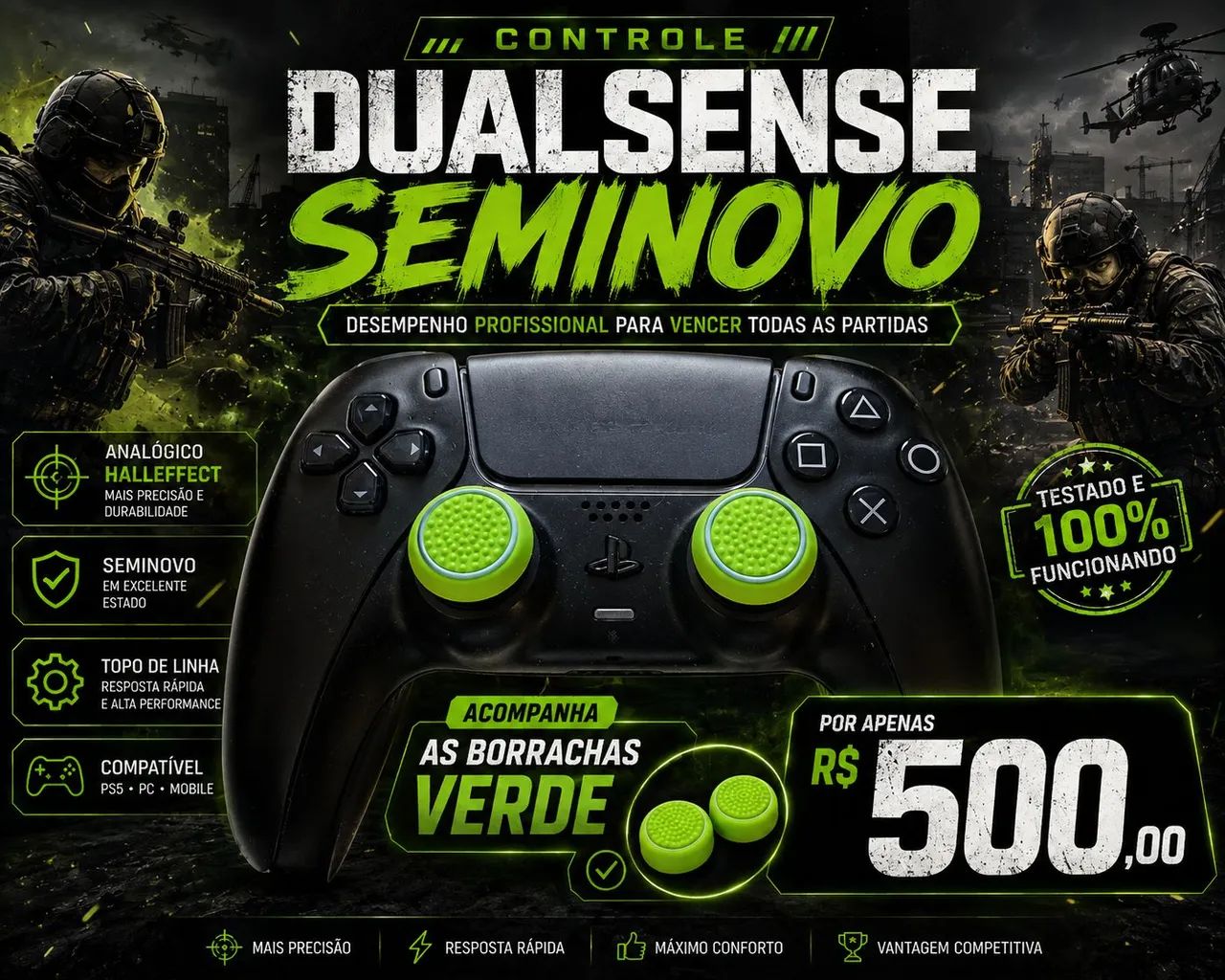Controle de PS5 