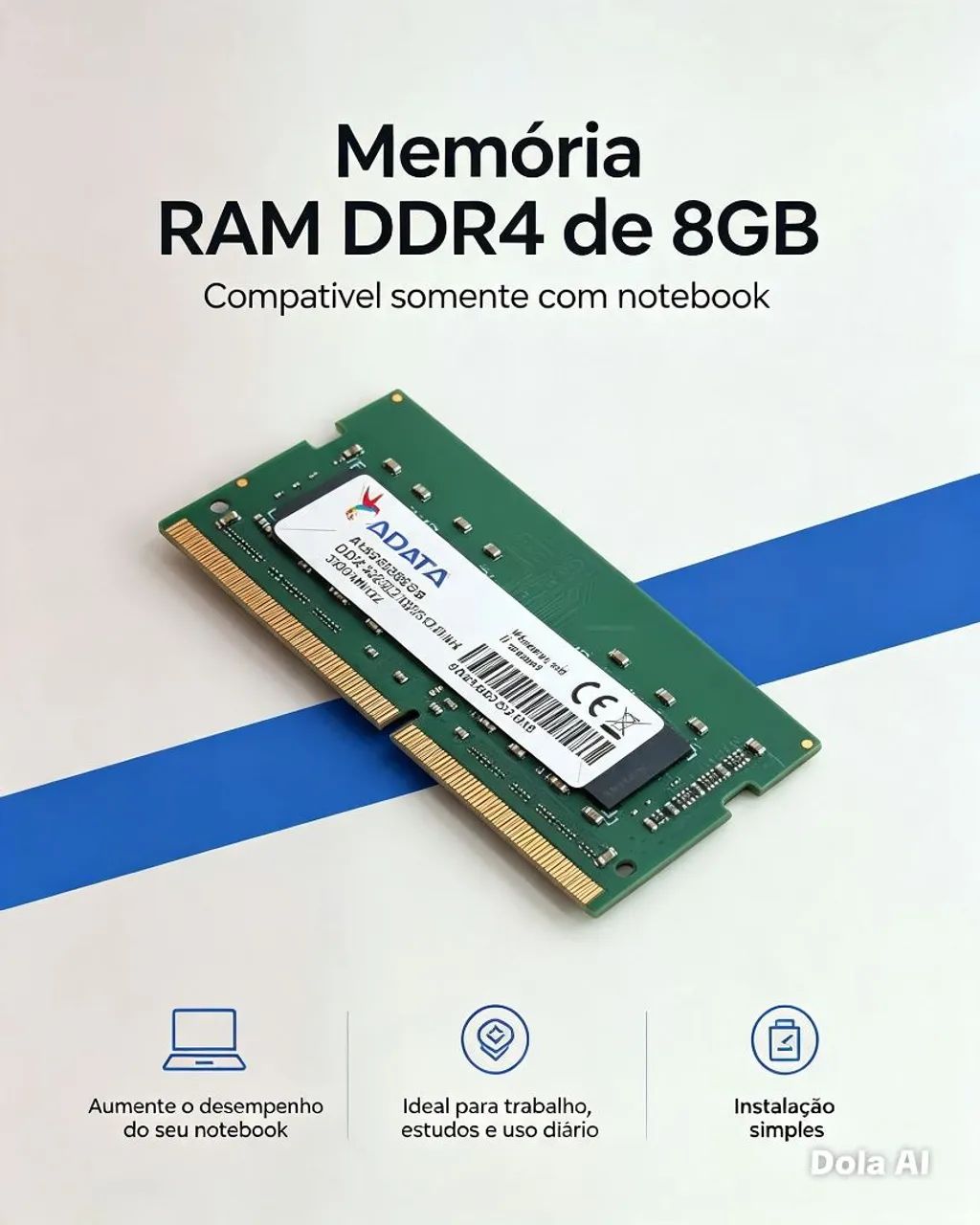 Memória DDR4 8Gb - 3200MHz - Foto 3