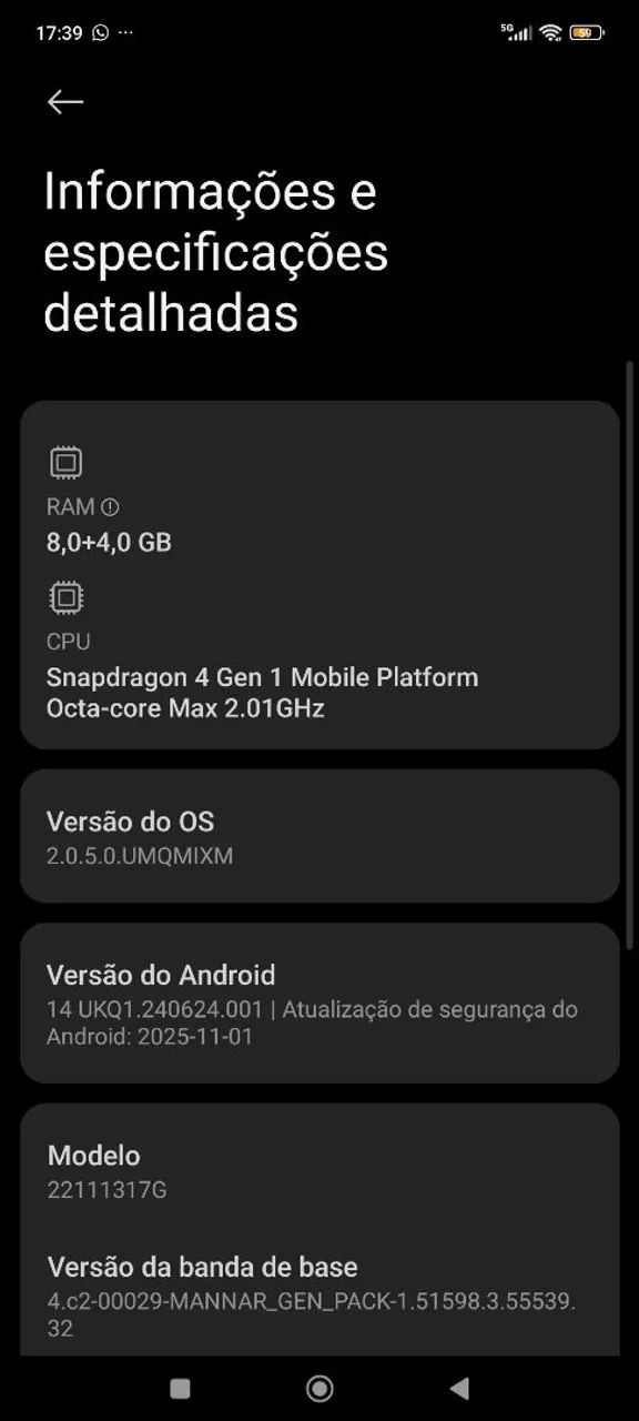 XIAOMI NOTE 12 256Gb 8gb ram - Foto 5