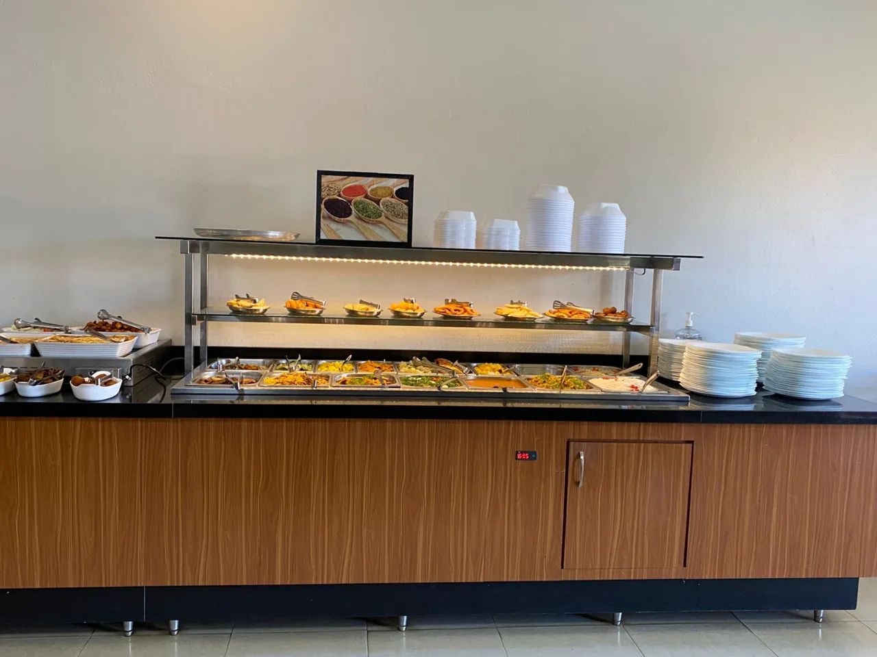 Pista e fogão para restaurante 