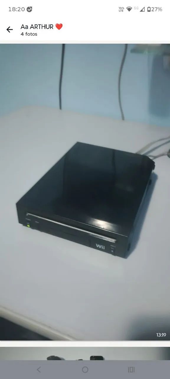 Console de jogos Nintendo Wii 