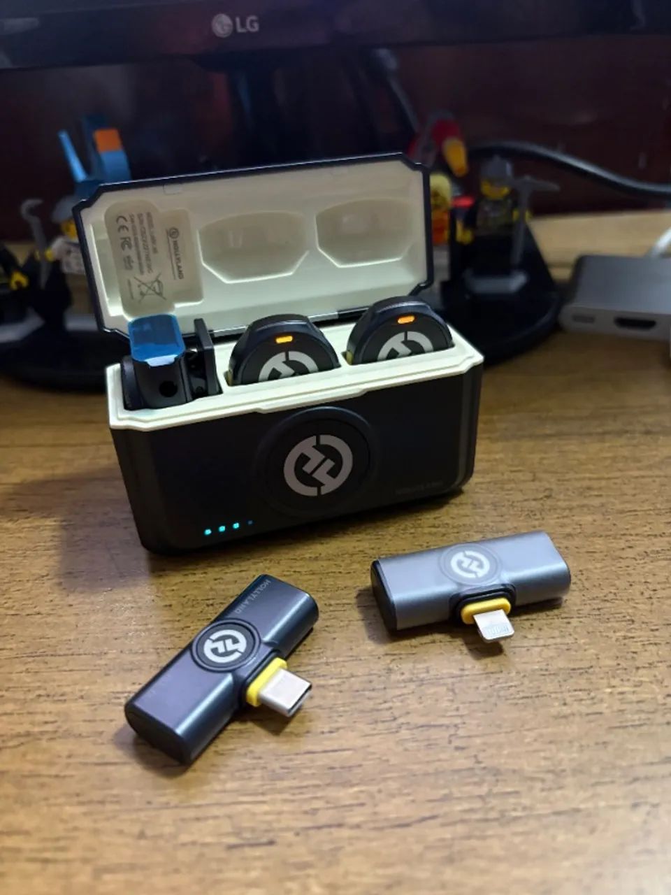 Microfone Hollyland Lark M2 Combo Original | 2 Microfones | Completo - Foto 2