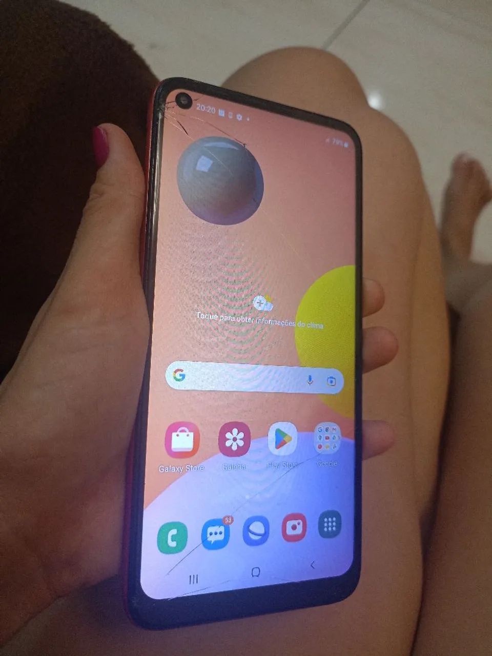 Celular Samsung com trinco mas funcionando perfeitamente  - Foto 4