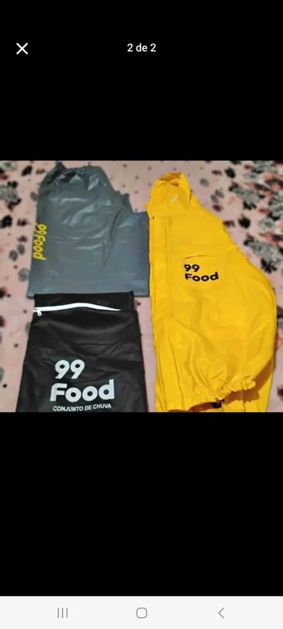 Capa de chuva 99 food  - Foto 4