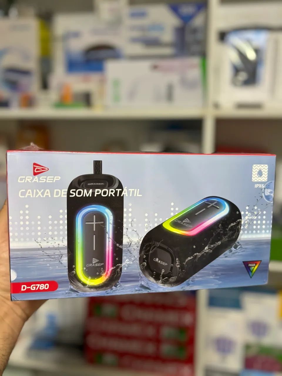Caixa de Som Bluetooth Grasep Portátil - Foto 2