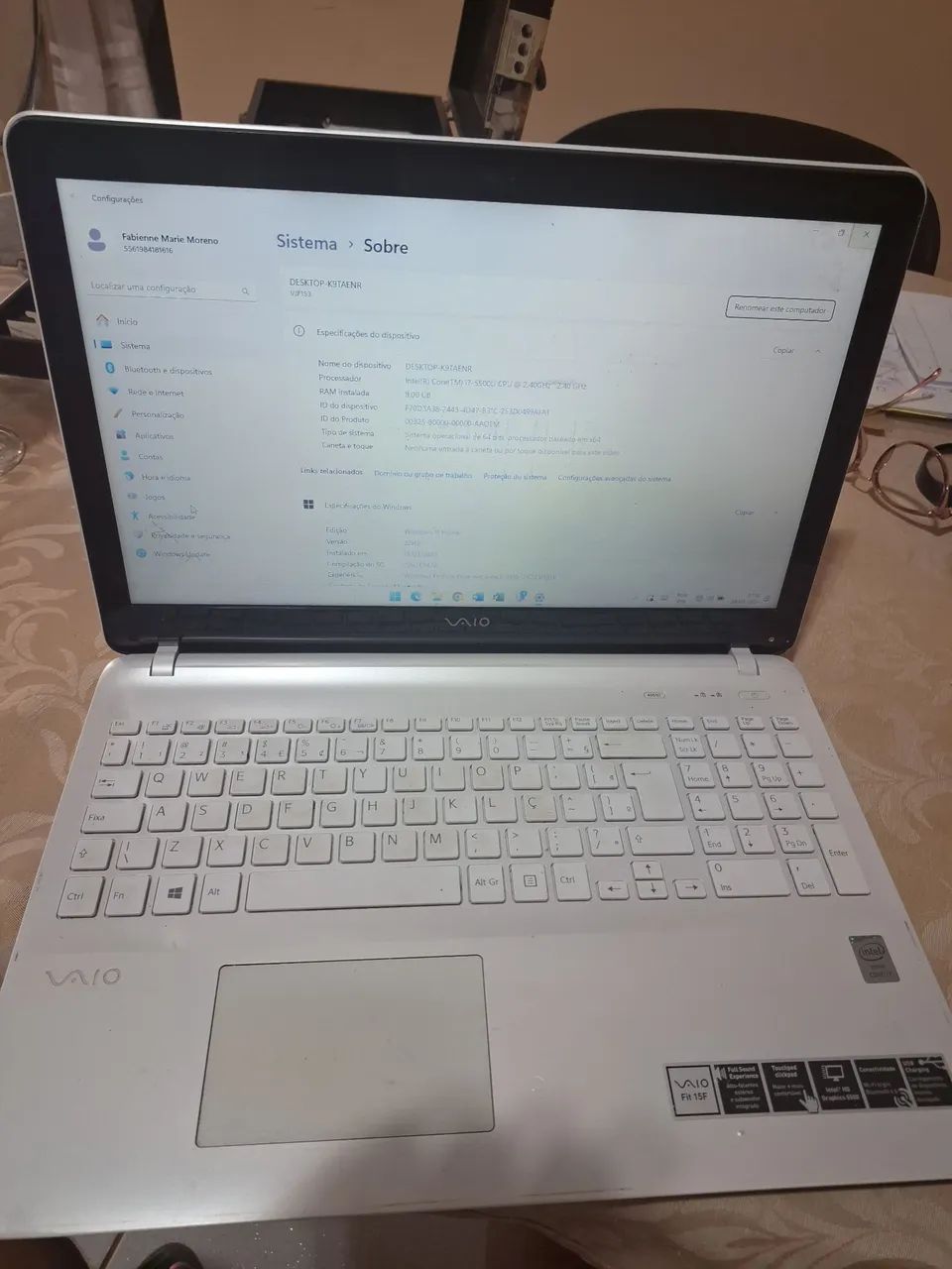 Notebook i7 15 polegadas LEIA O ANÚNCIO  - Foto 5