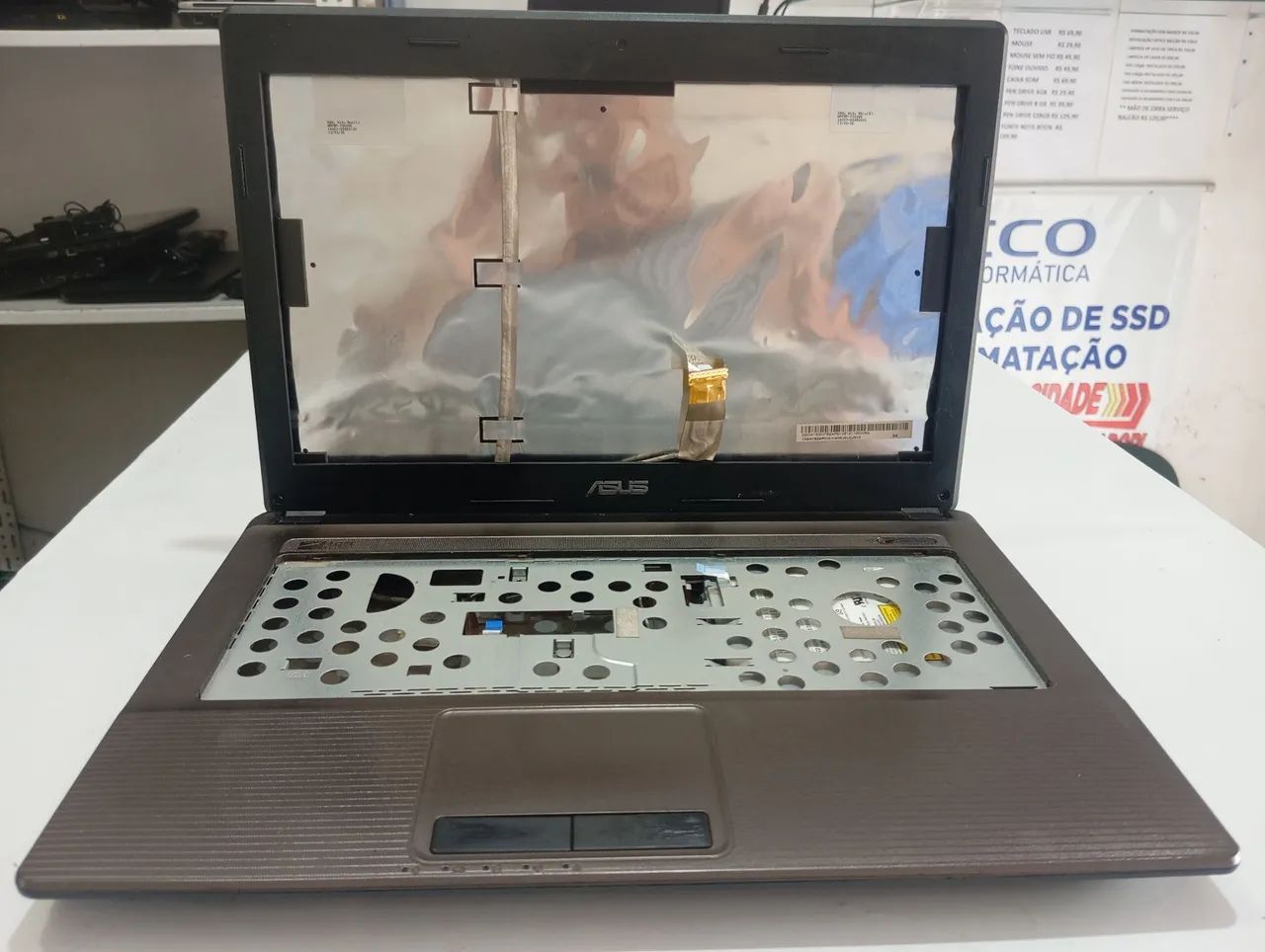 CARCAÇA COMPLETA NOTEBOOK ASUS X44c