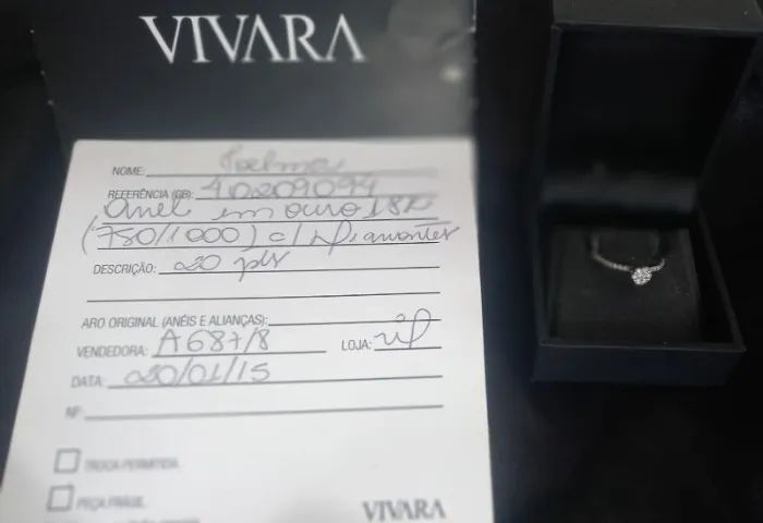Anel Vivara original com garantia - Foto 3
