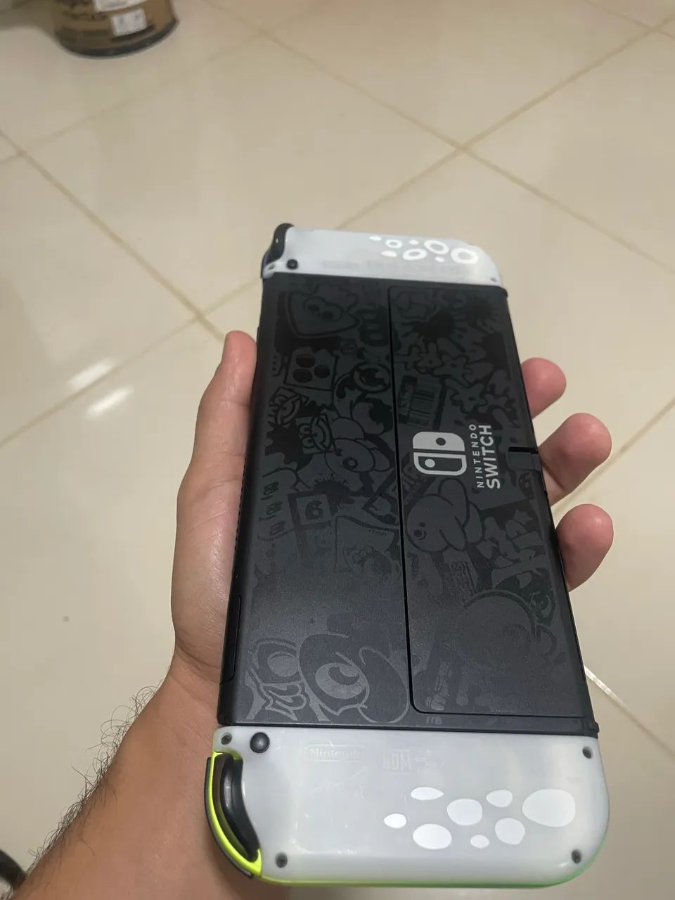 Switch Oled Splatoon Desbloqueado com cartão SD - Foto 3