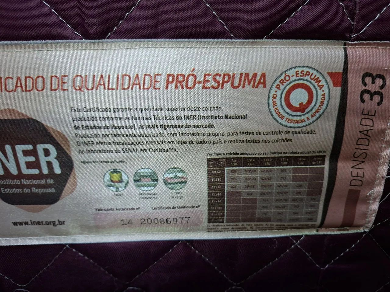 Cama Queen Size, Castor, ESPUMA D33 - ENTREGA GRÁTIS - Foto 3