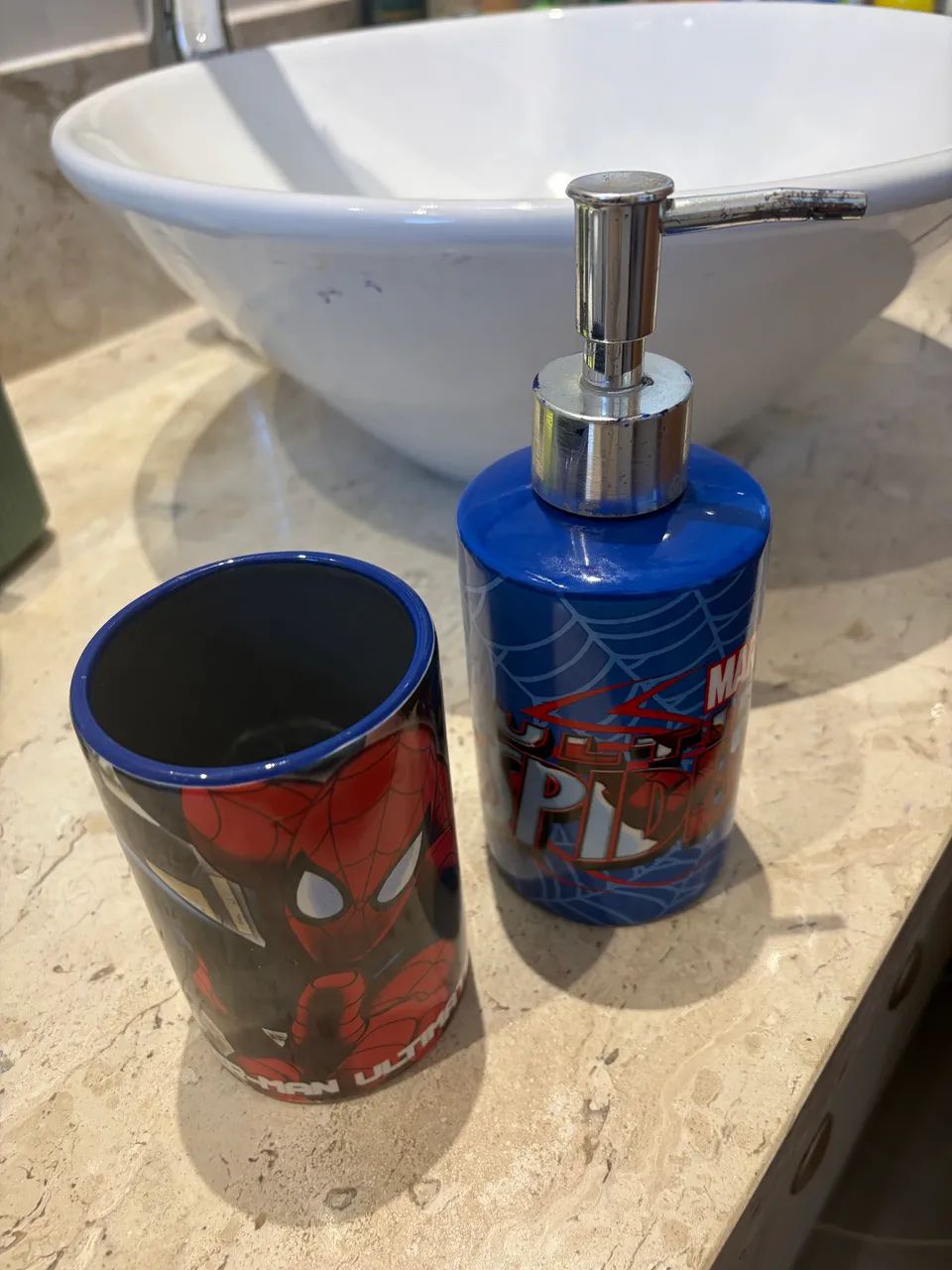 Kit de banheiro homem aranha - Foto 4