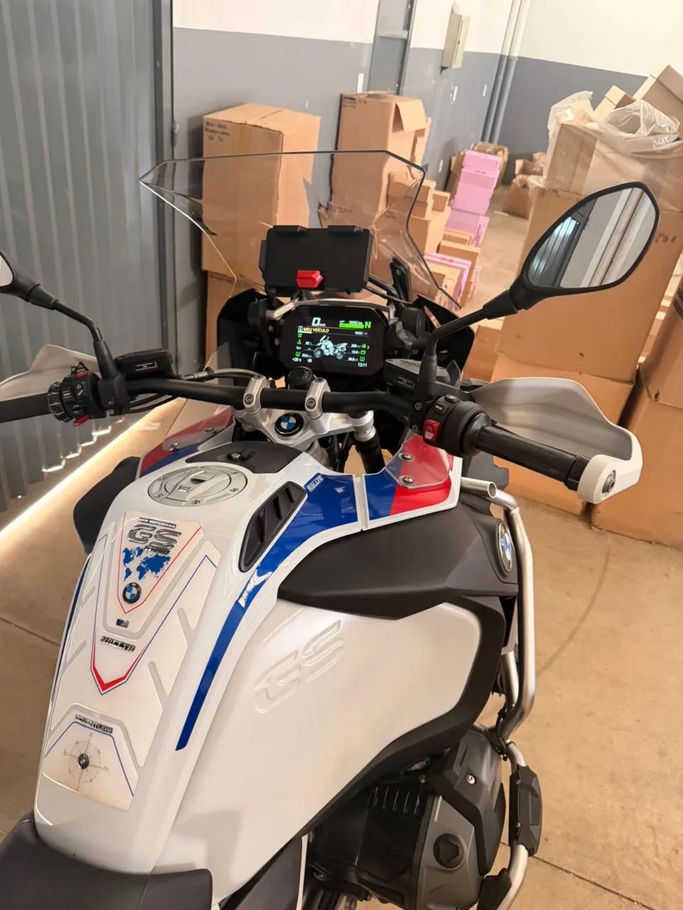 BMW R 1250 GS Adventure premium rallye 2021 com baús e acessórios  - Foto 9