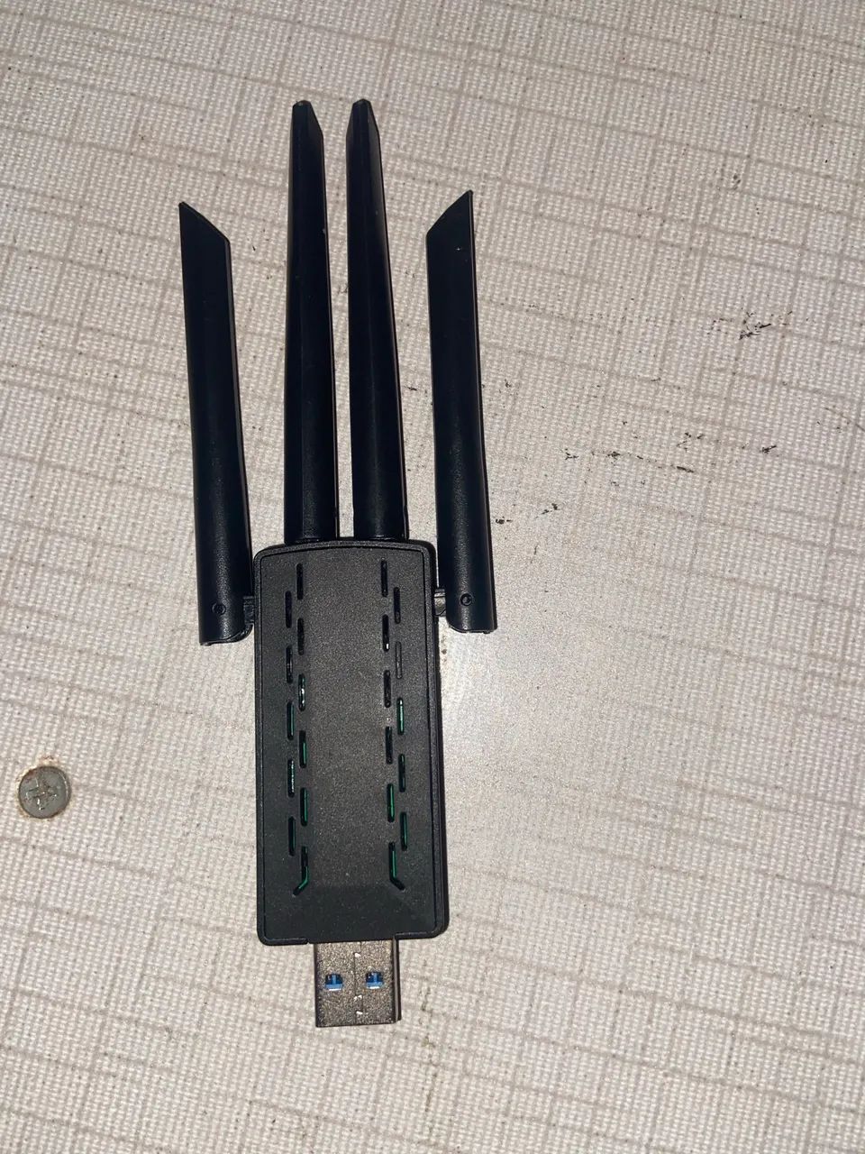adaptador USB Wi-Fi Dual Band de 1200 Mbps com 4 antenas externas - Foto 4