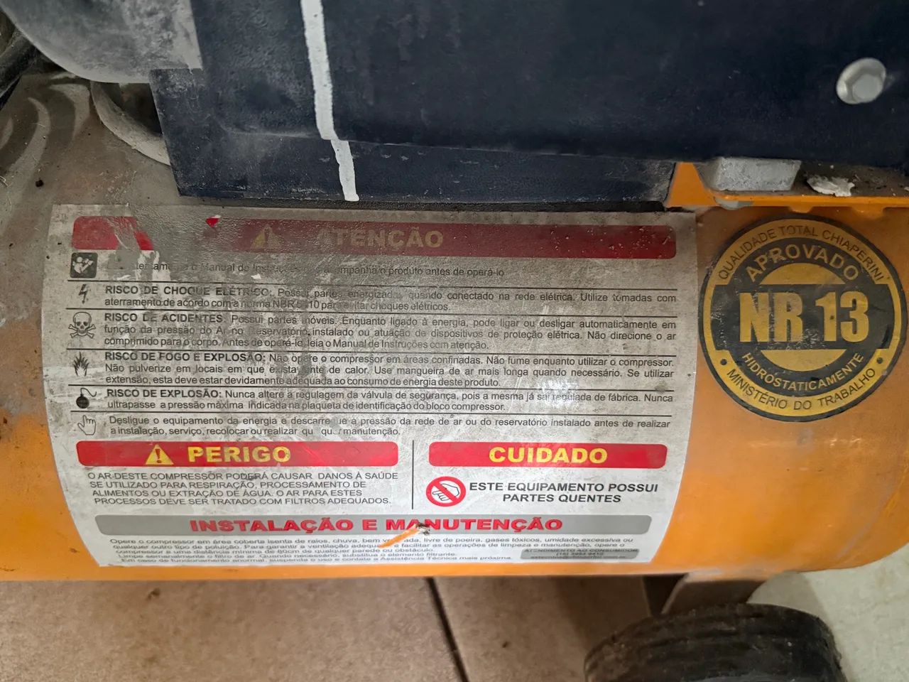Compressor de ar Chiaperini com caixa - Foto 5