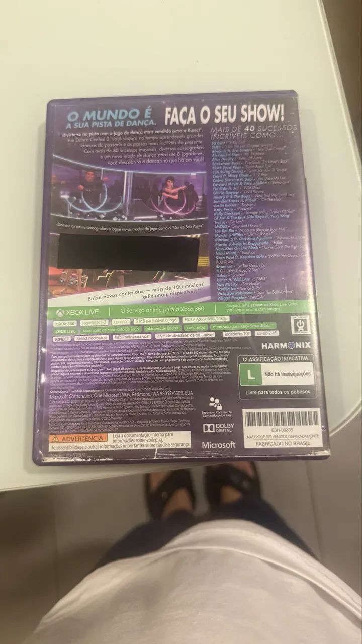 Jogo Xbox 360 Dance Central 3 Requer Kinect Original - Foto 3