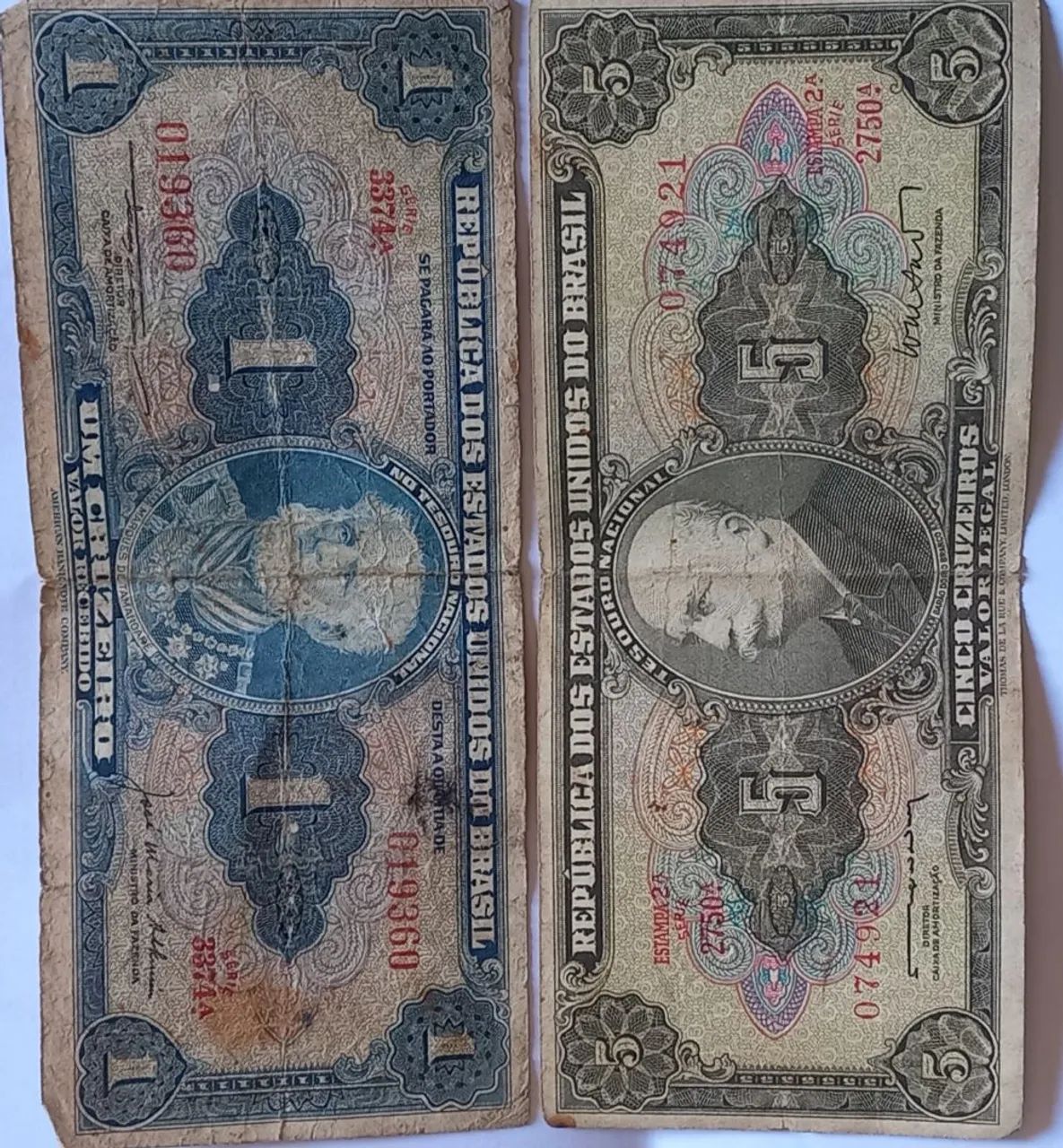 CÉDULAS ANTIGAS PARA COLECIONADORES 