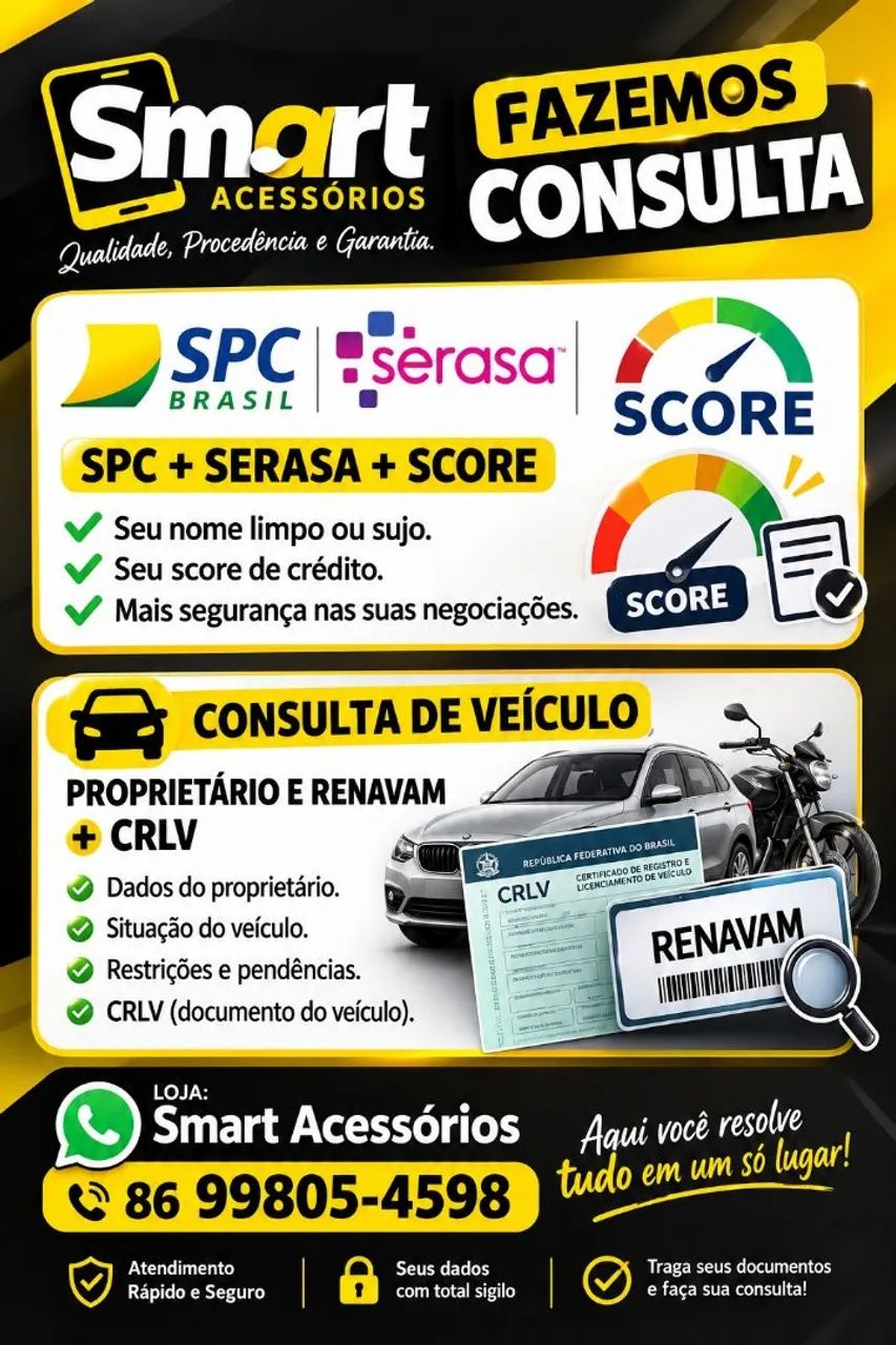 Consulta SPC e serasa