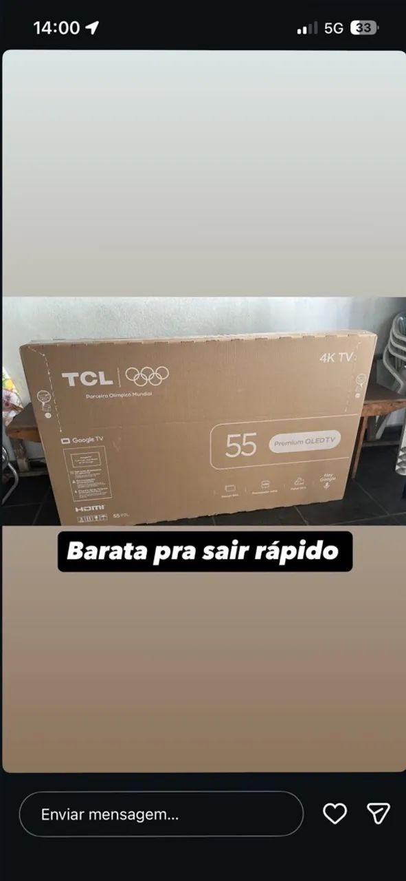 Tv 55 polegadas 