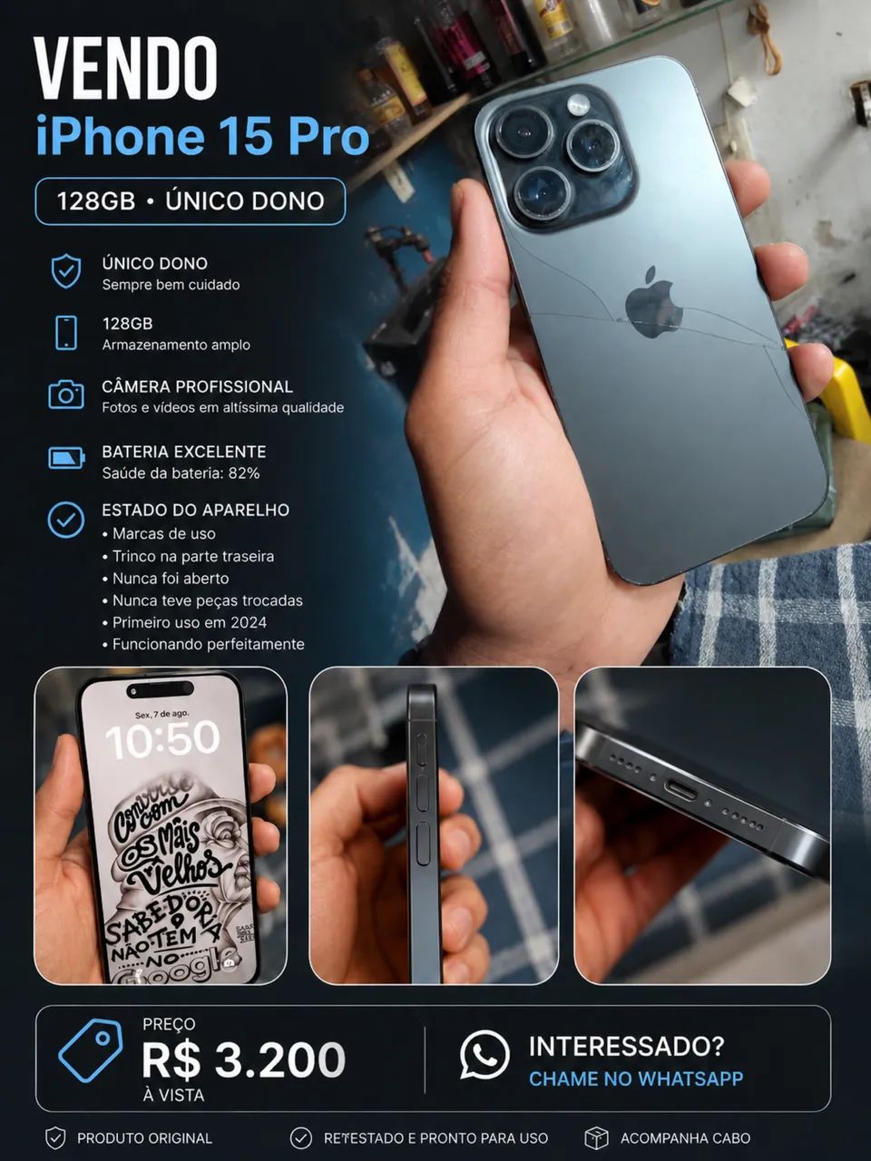 iPhone 15 pro 128gb
