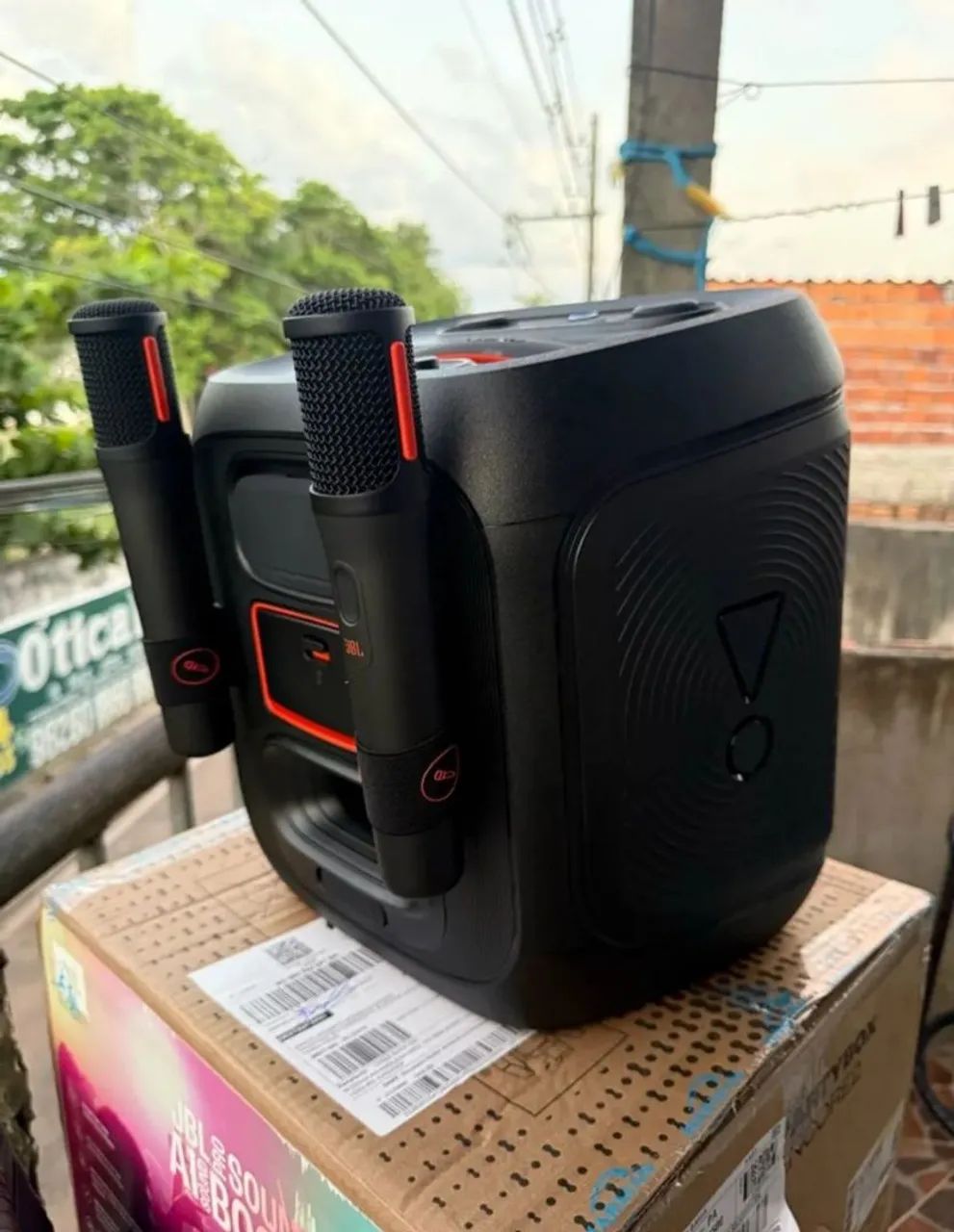 Jbl encorre com 2 microfones - Foto 4