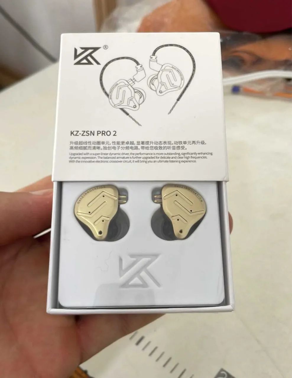 Fone Kz Zsn Pro2 Sem Microfone Retorno de Palco - Fones de Ouvido
