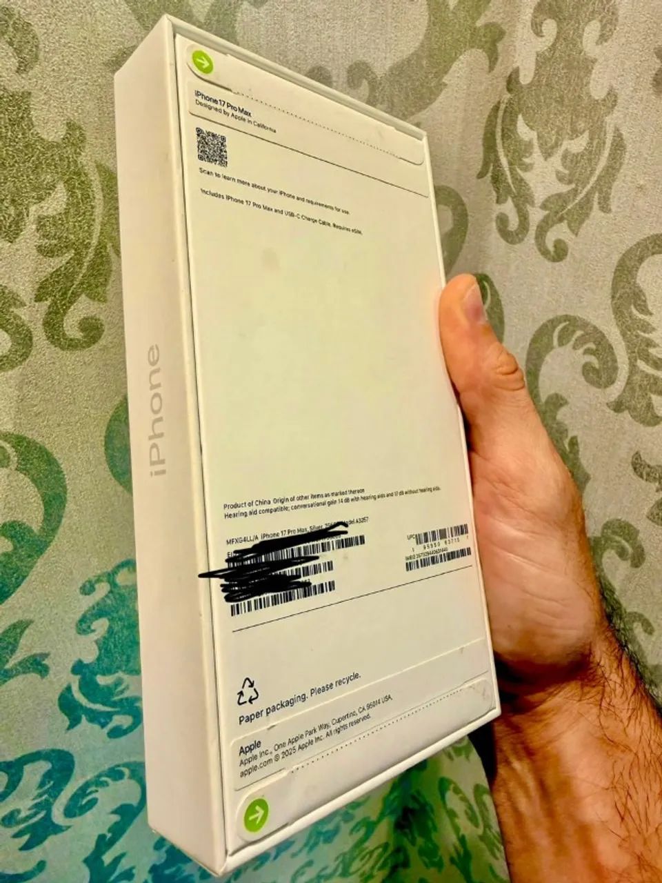 iPhone 17 Pro Max 256GB Silver - Lacrado na Caixa (Versão EUA) - Foto 3
