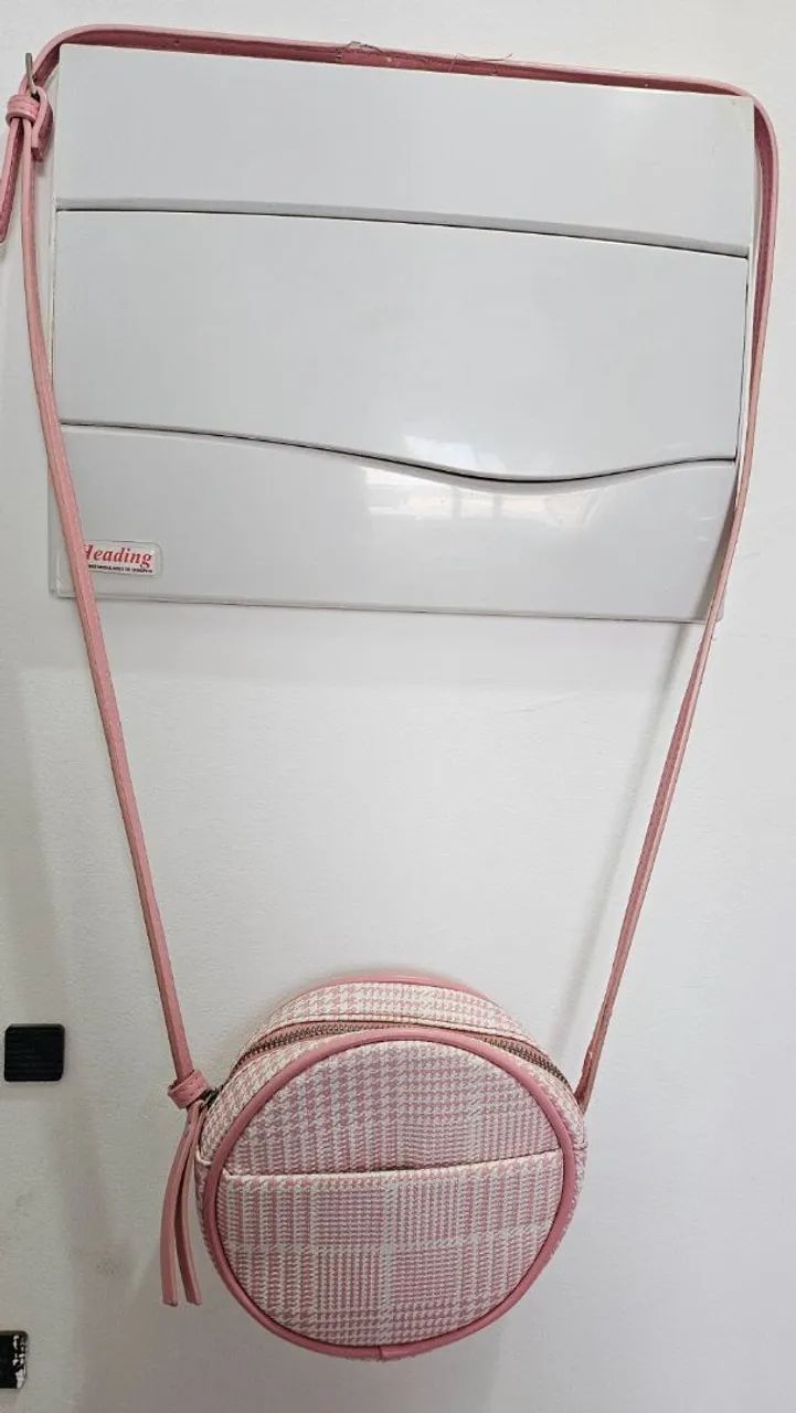 Bolsa rosa redonda - Foto 4