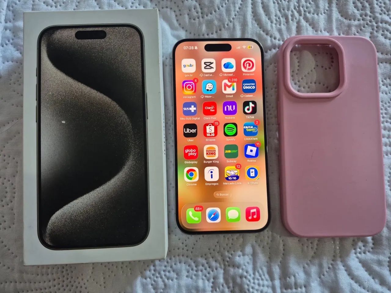 IPHONE 15 PRO com NF E CAIXA - Foto 5