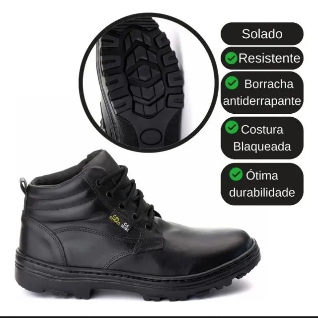 BOTA COURO - Foto 2