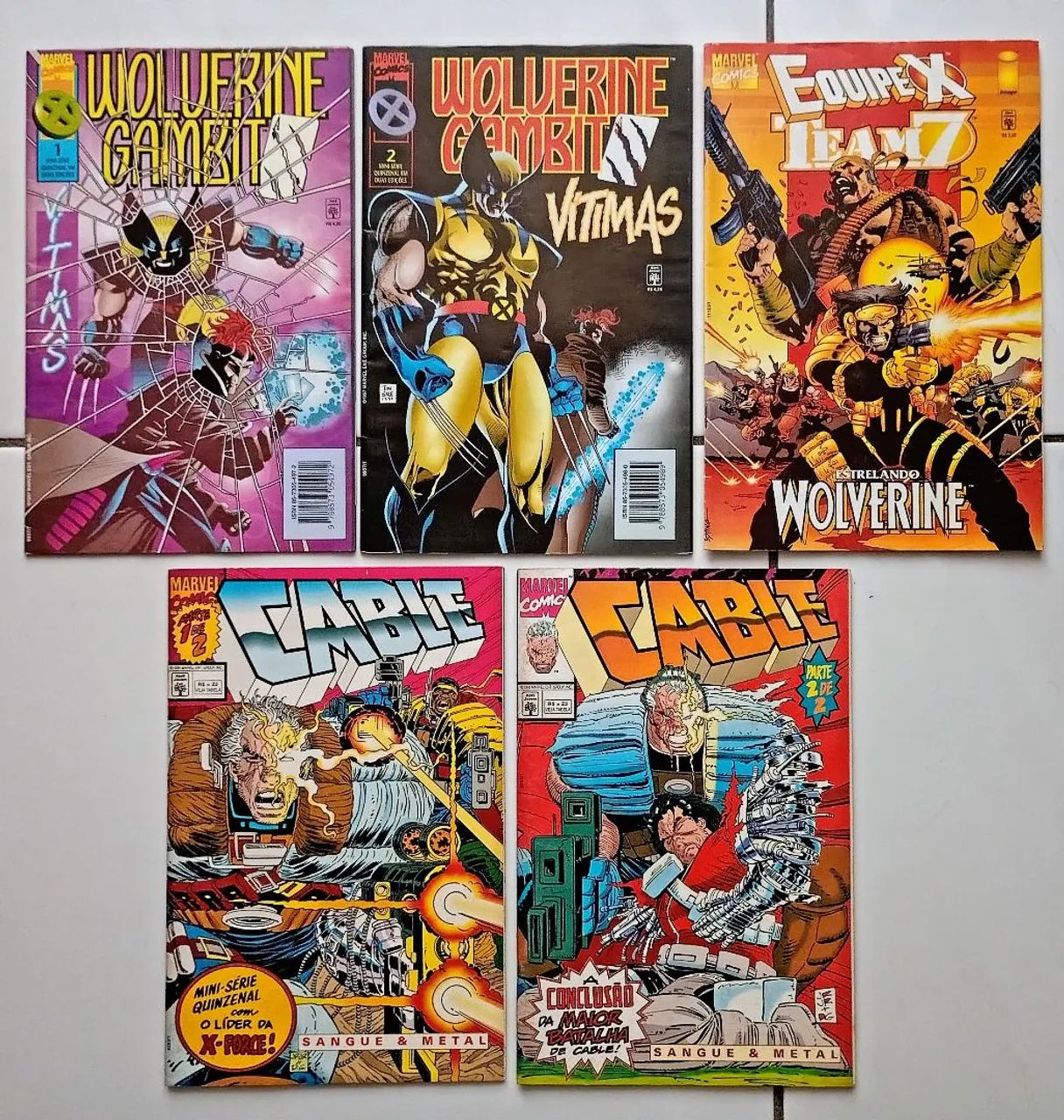 Cable & Wolverine e Gambit HQs 