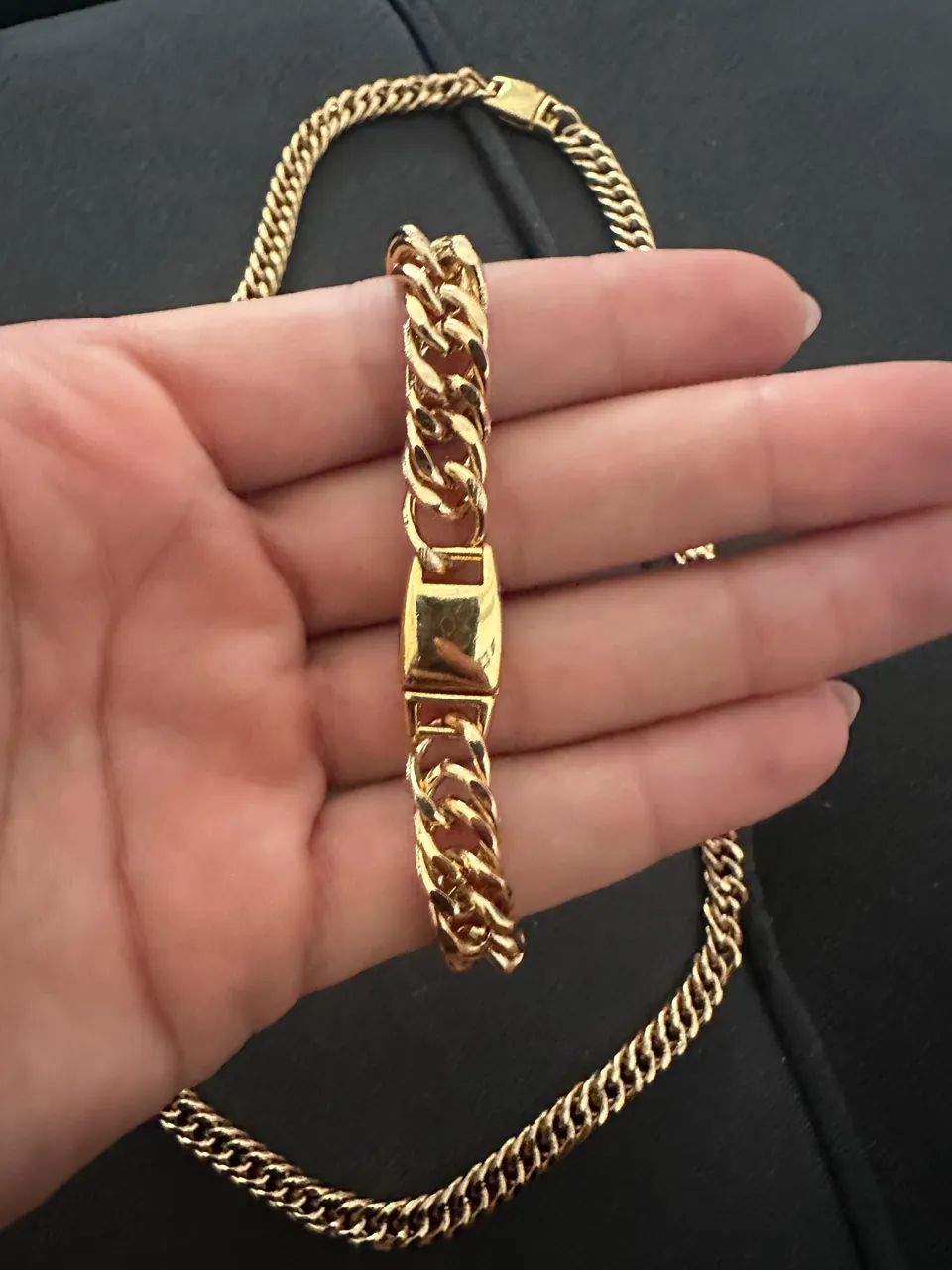 Cordão e pulseira masculina  - Foto 4