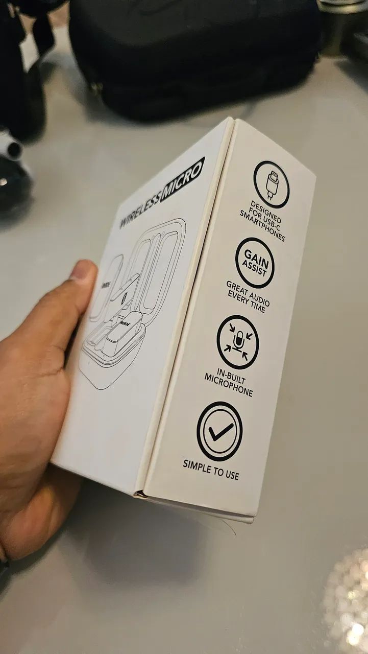 Microfone Rode Micro, wireless lapela novo na Caixa com clipe, Imã e acessorios! - Foto 3