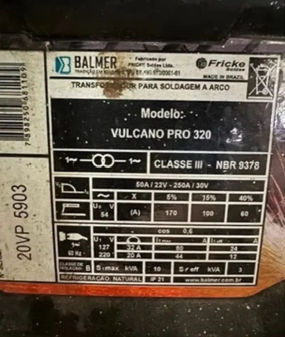 Máquina de Solda Vulcano 320PRO - Foto 2