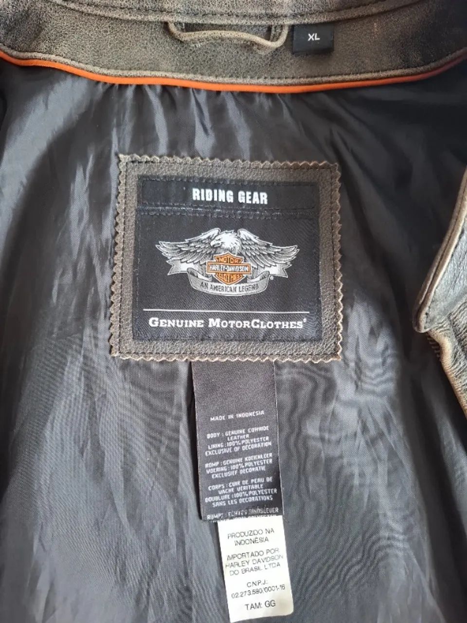 Jaqueta original em couro Harley Davidson  - Foto 5