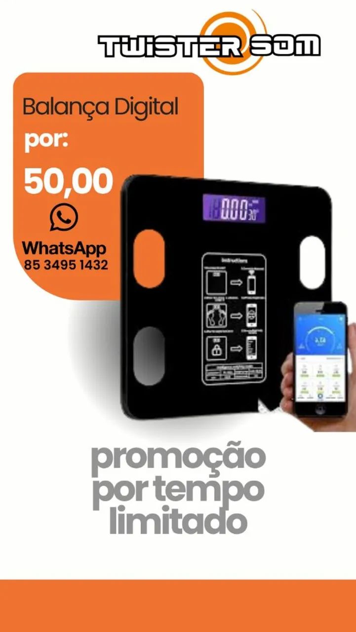 Balança Digital nova na caixa 