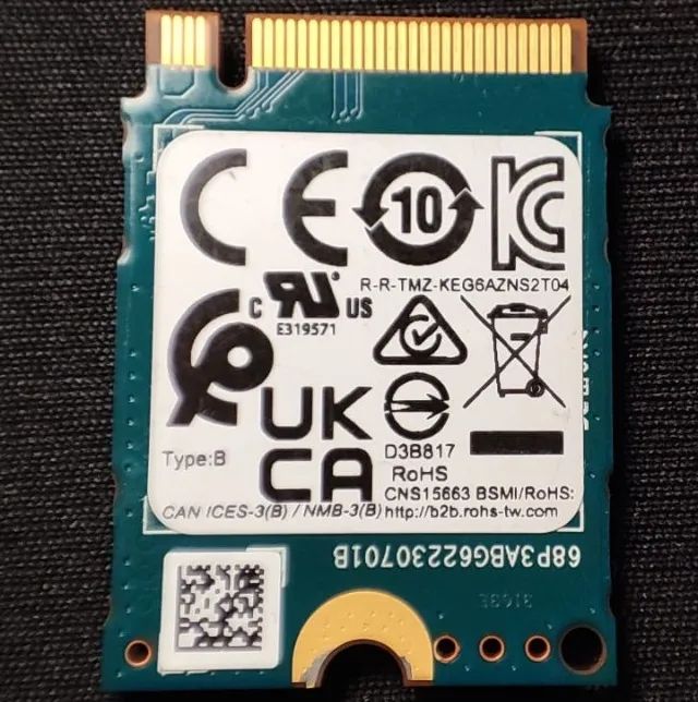 SSD Kioxia 512Gb NVMe - Foto 2
