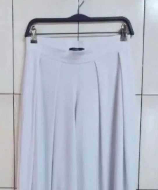 Calça Just Be pantalona branca  m