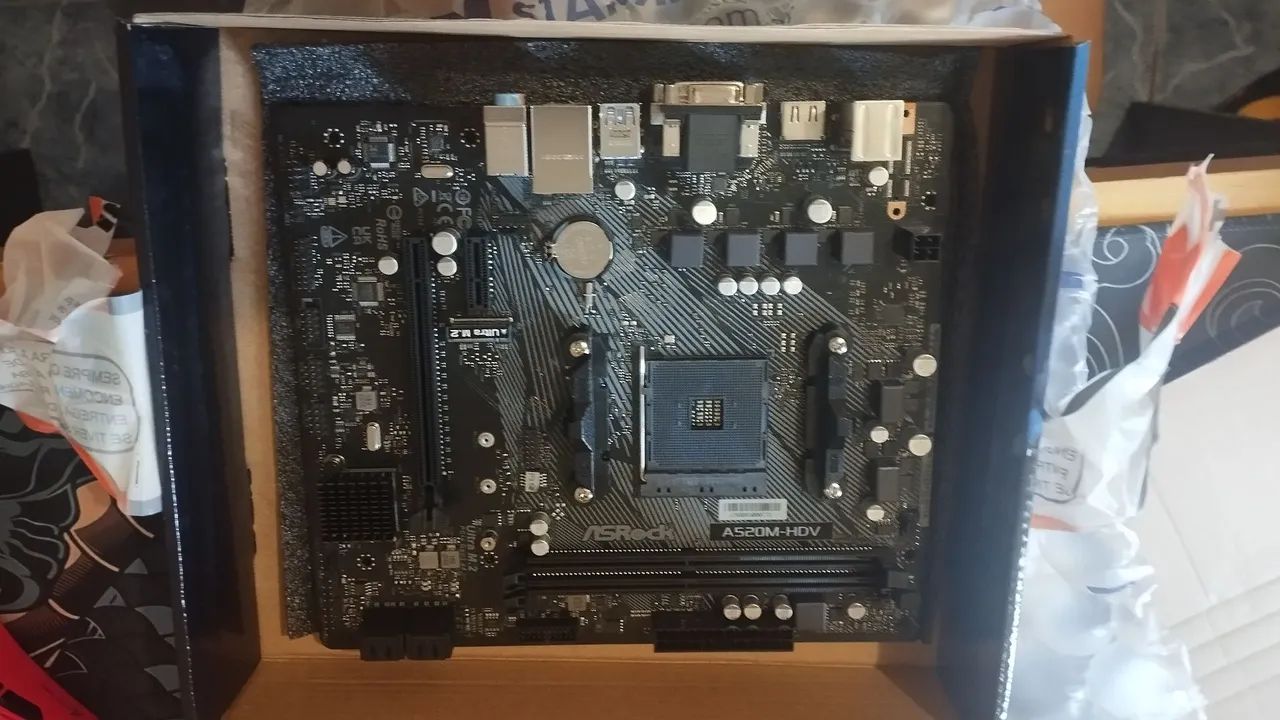 Placa mãe ASRock A520M-HDV - Foto 2
