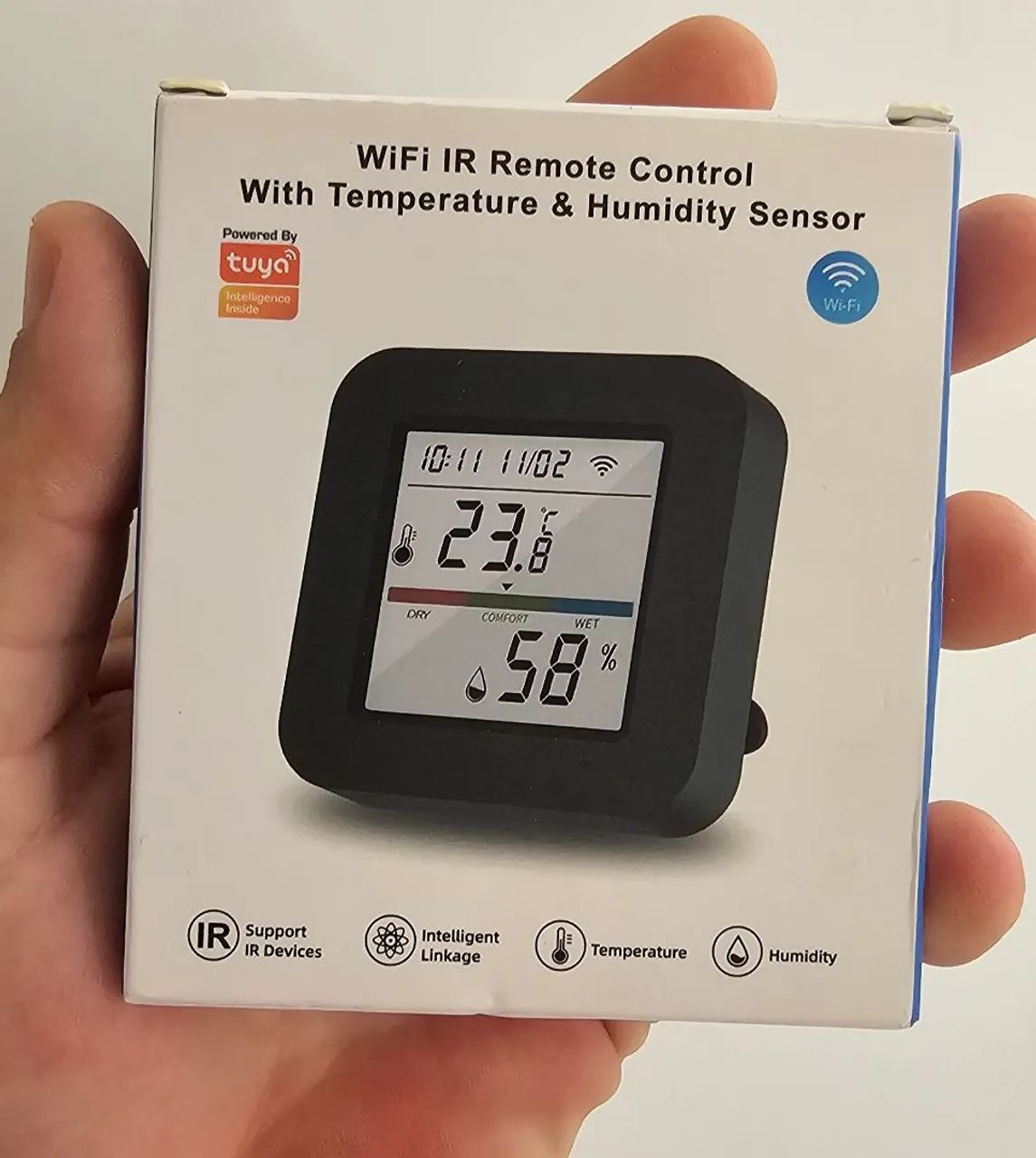 Controle Remoto Inteligente para Alexa e Google.  Com sensor de umidade e temperatura. 