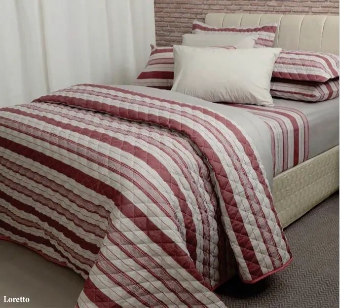 Jogo de cama casal duplo 4 peças sultan realce premium da para cama box - Foto 3