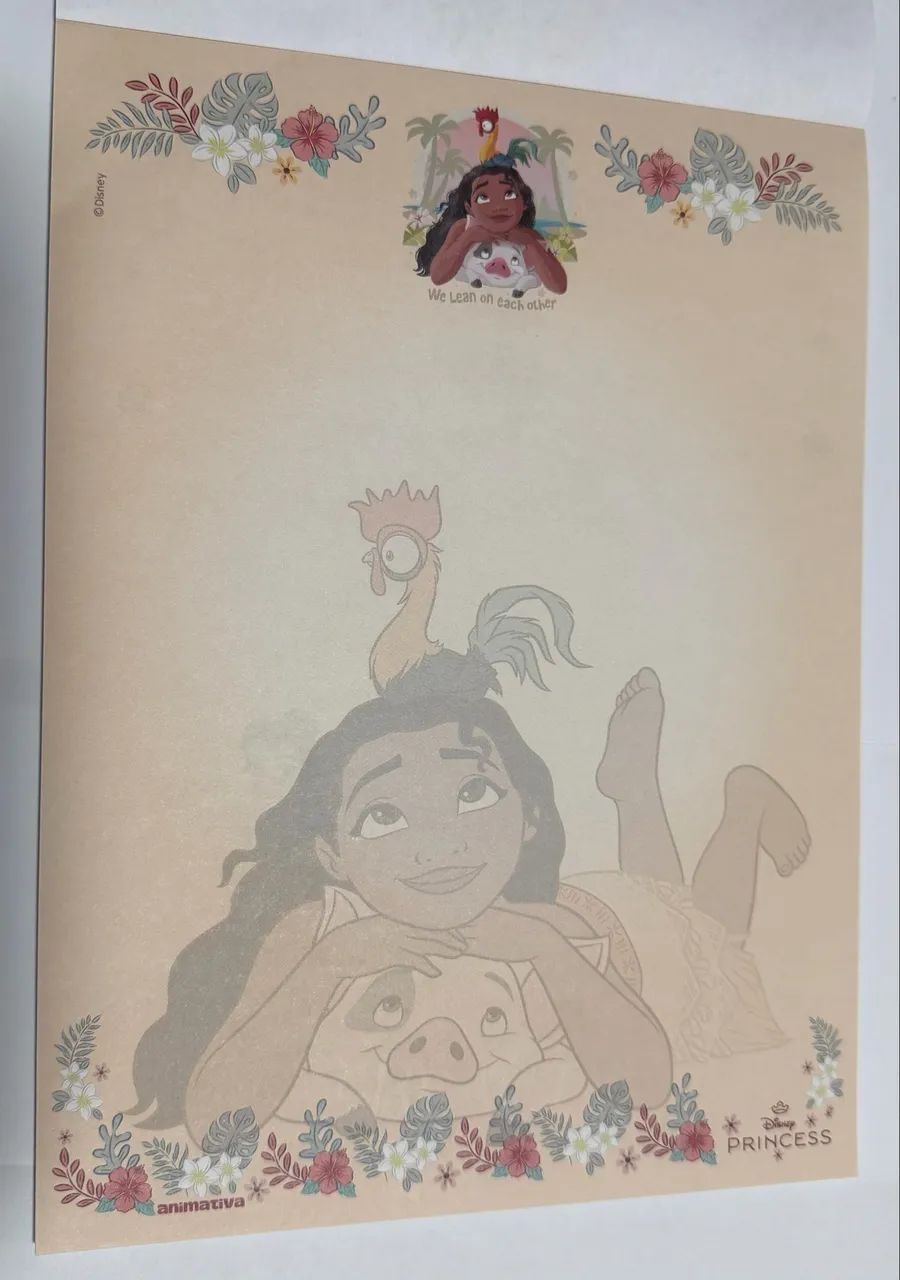 Papel de carta Princesas Disney Animativa  - Foto 6