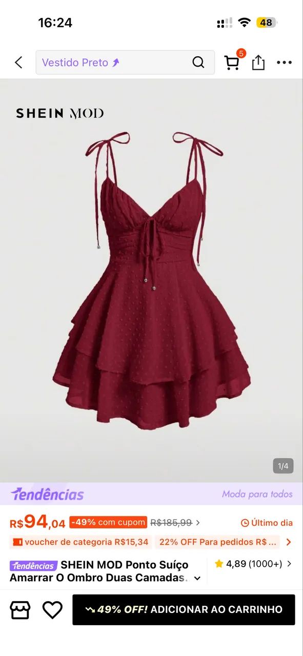 Vestido vermelho