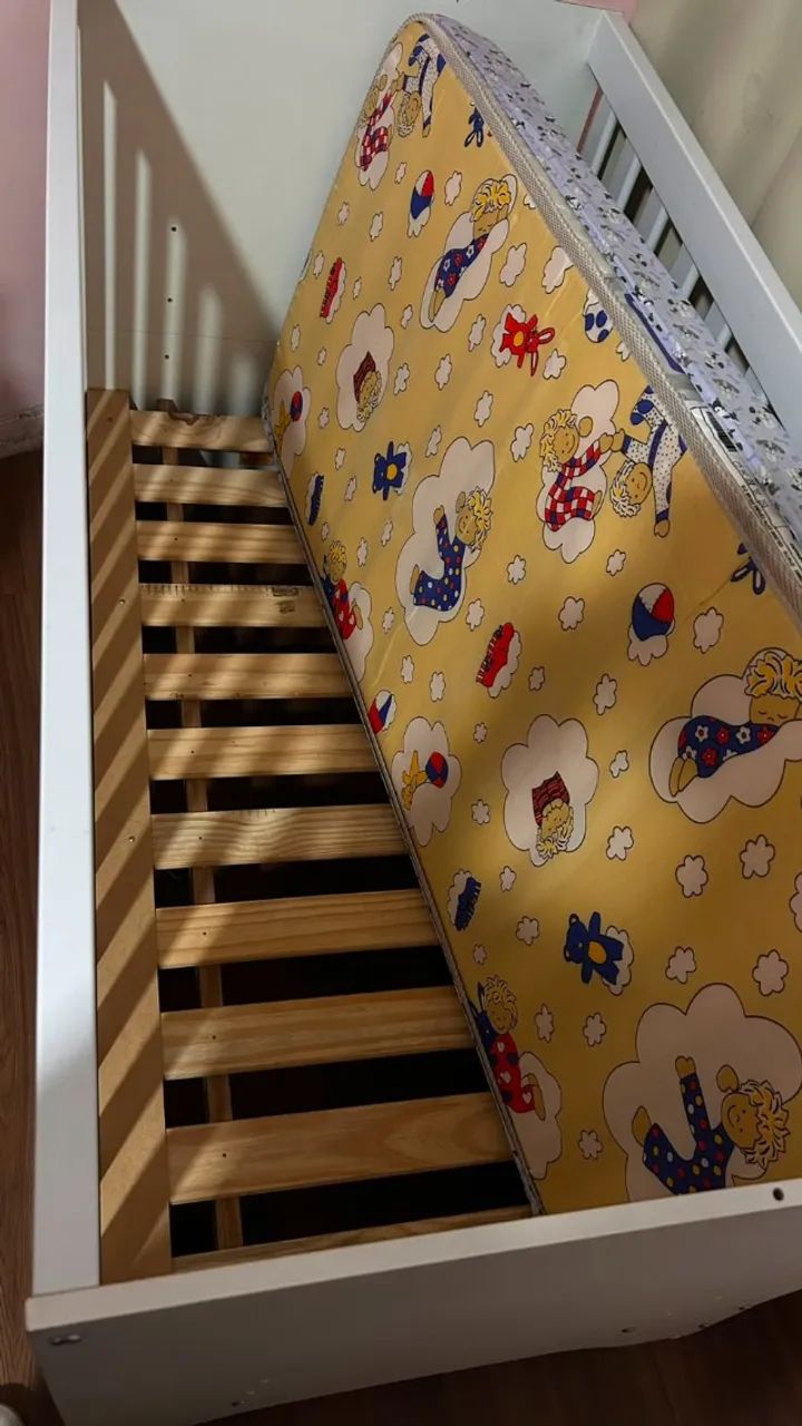Berço Infantil + colchão  - Foto 2