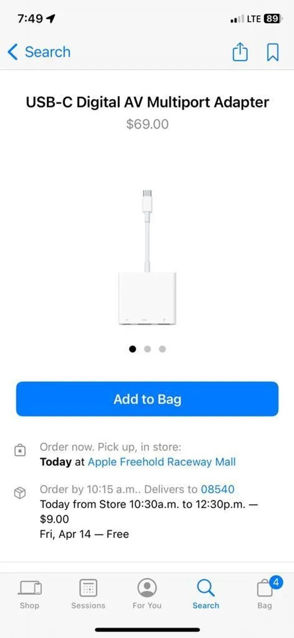 USB-C DIGITAL AV MULTIPORT ADAPTER - MUITO NOVO - Foto 2