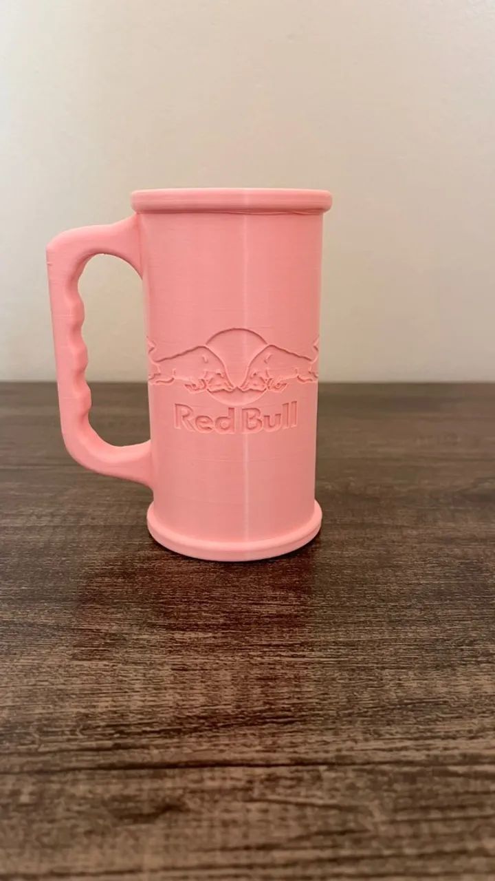 Kit Caneca com Tampa e Abridor de Lata - Estampa Red Bull - Foto 2