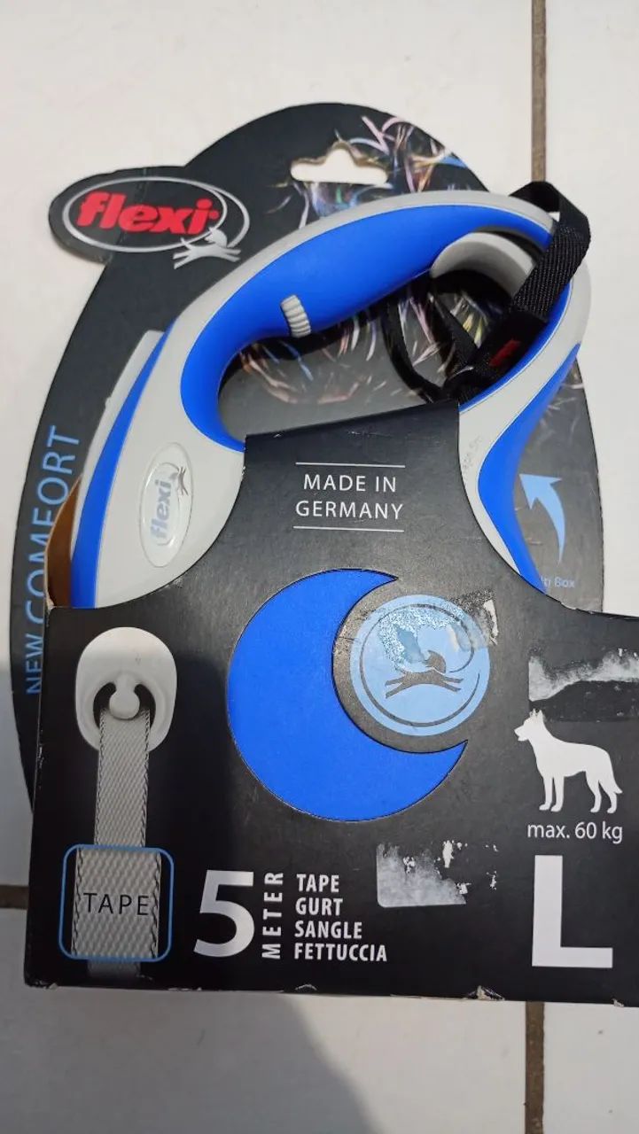 Guia Marca Flexi Até 60kg 5 metros 