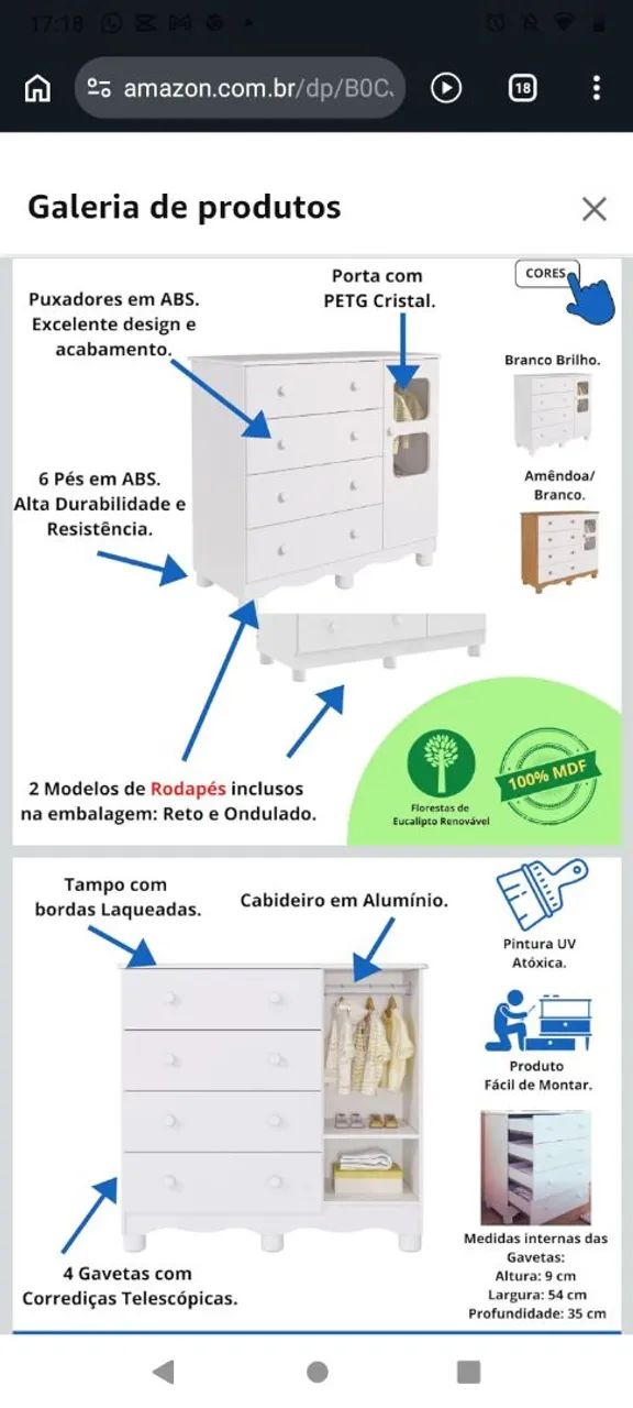 Vendo cômoda nova já montada - Foto 3