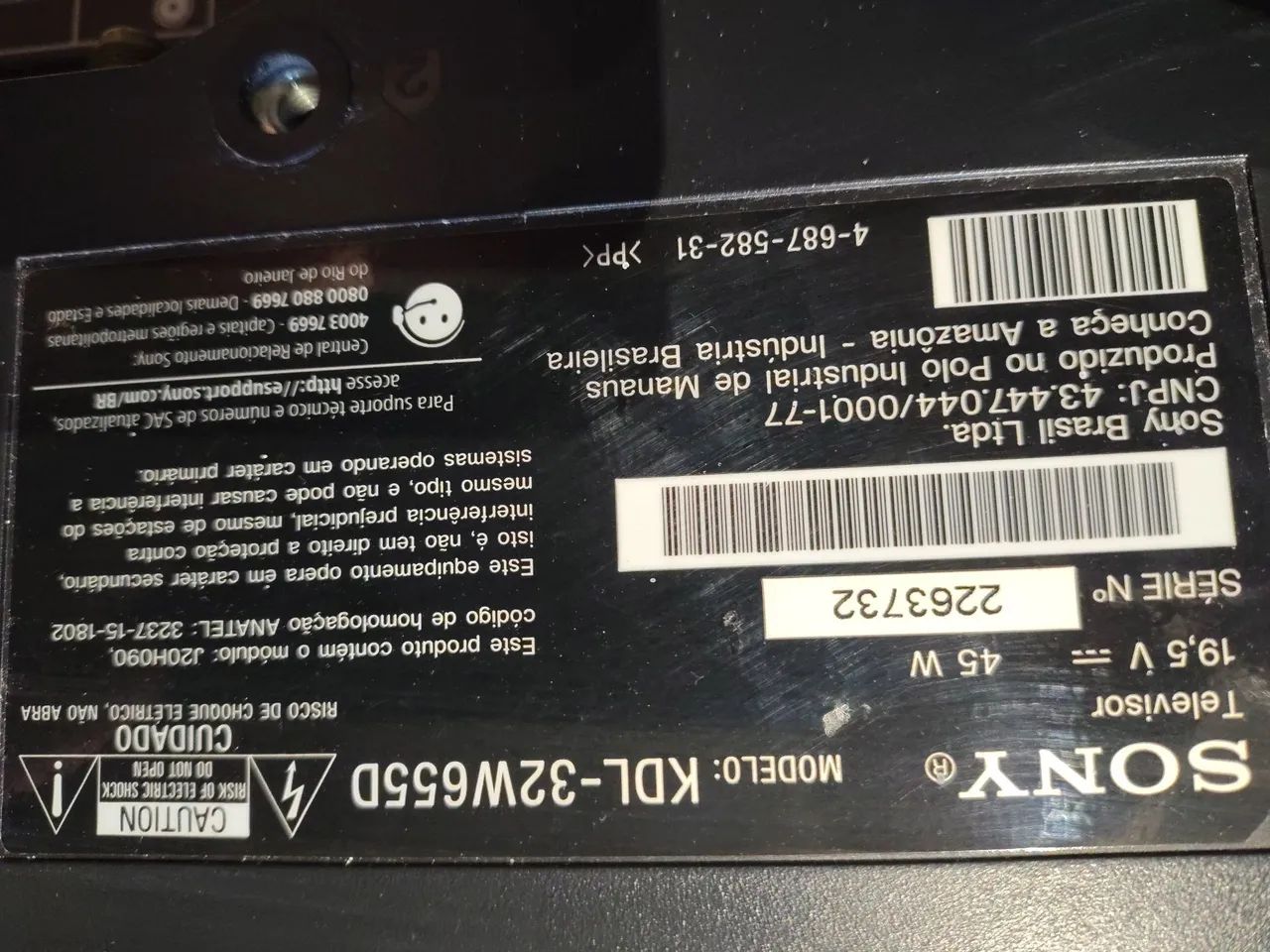 "2" Tvs 32p com defeito - Foto 3