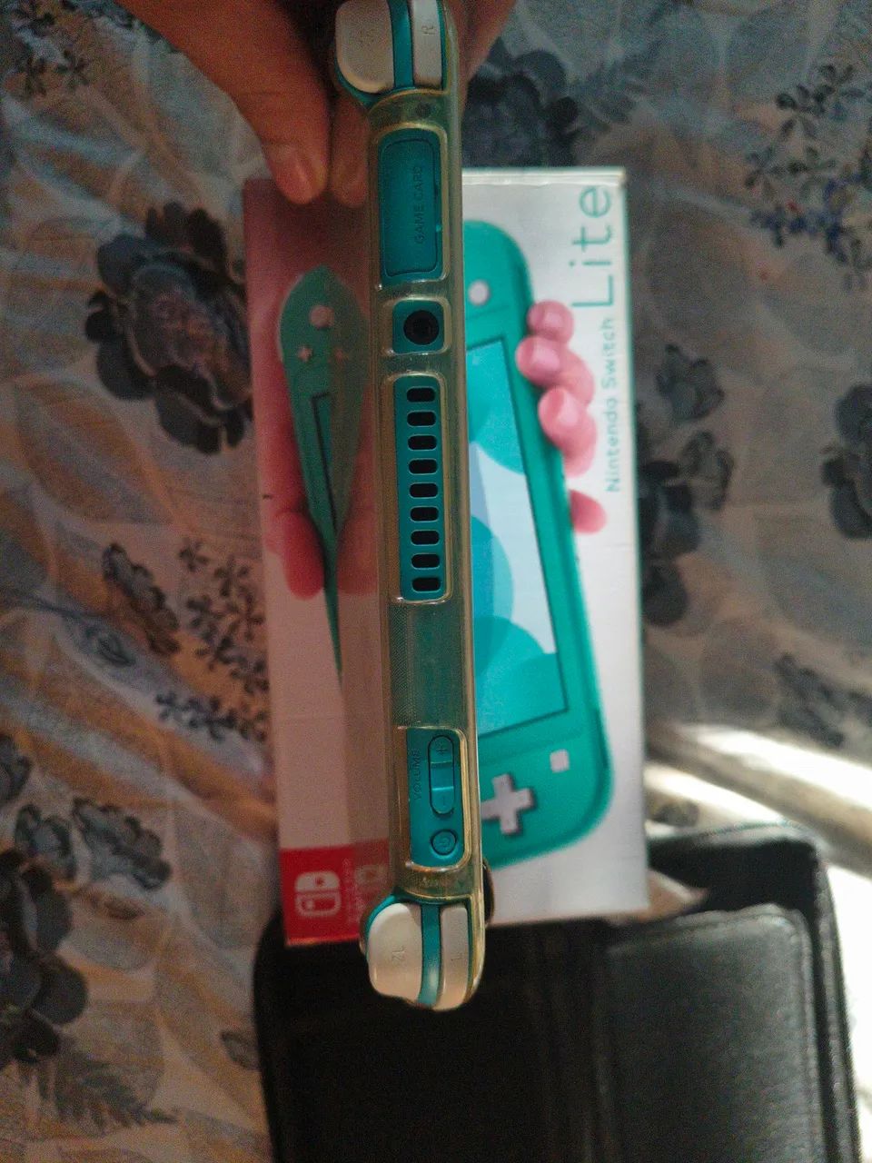 Nintendo Switch Lite Turquesa Desbloqueado + SD 512GB + Caixa e Acessórios - Foto 2